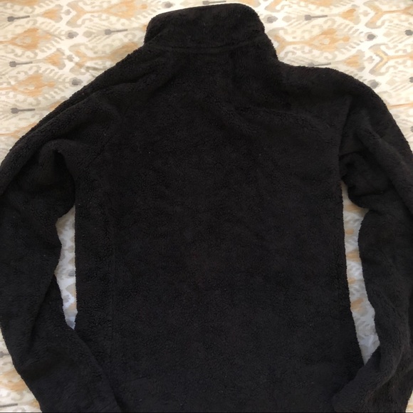 Fuzzy North Face Quarter Zip Pullover - Picture 3 of 4